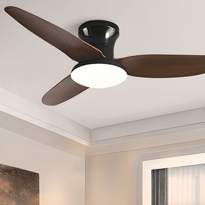 Moderne 3 Bladen Flushmount LED Plafondventilator
