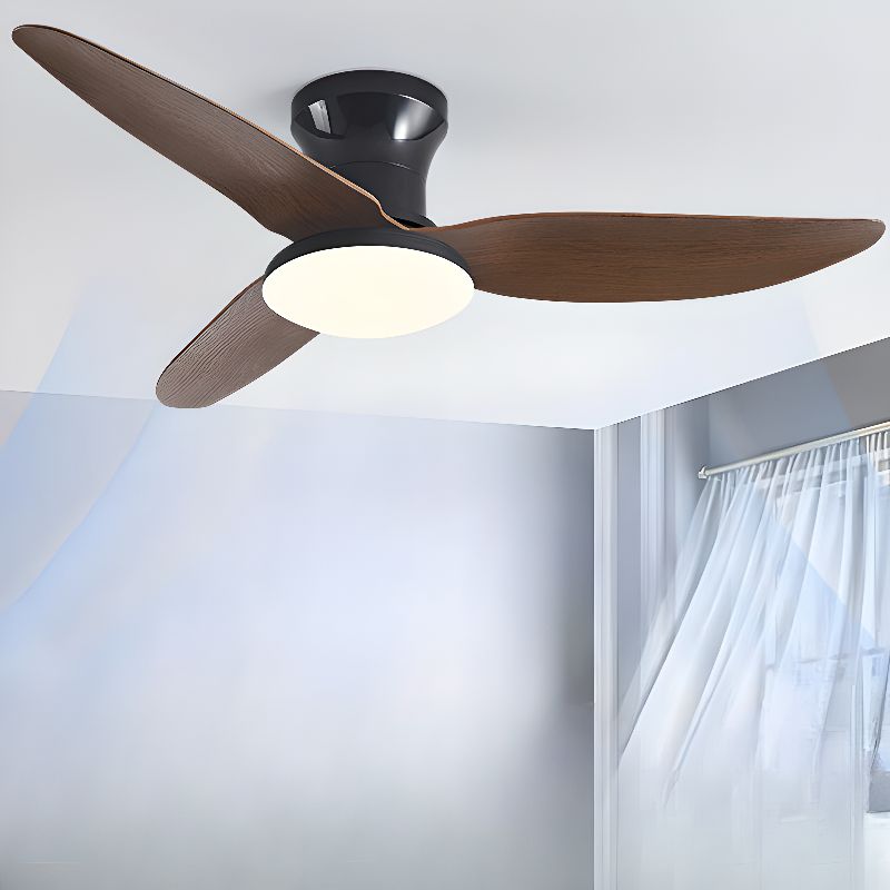 Moderne 3 Bladen Flushmount LED Plafondventilator