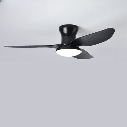 Moderne LED Plafondventilator met 3 Bladen Flushmount Design