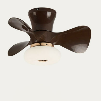 Scandinavische LED Plafondventilatorlamp met Acryl Kap
