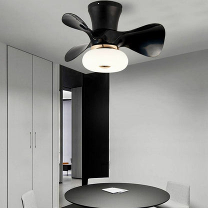 Scandinavische LED Plafondventilatorlamp met Acryl Kap