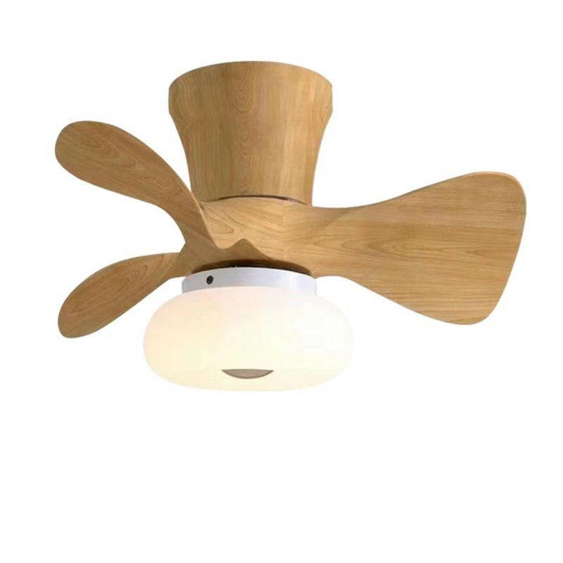 Scandinavische LED Plafondventilatorlamp met Acryl Kap
