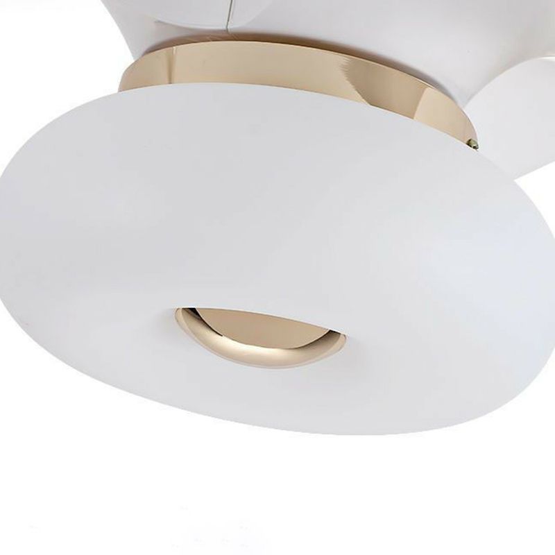 Scandinavische LED Plafondventilatorlamp met Acryl Kap