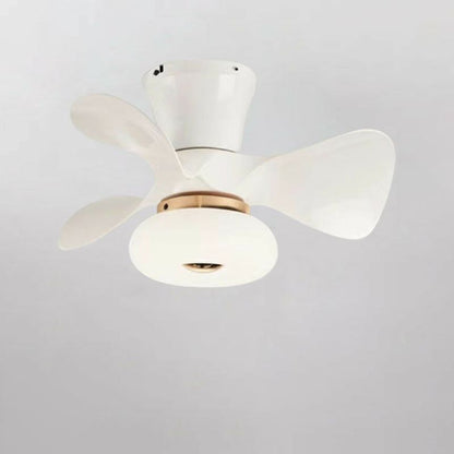 Scandinavische LED Plafondventilatorlamp met Acryl Kap