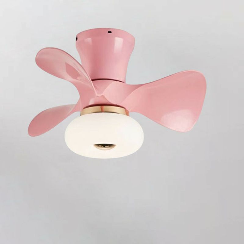Scandinavische LED Plafondventilatorlamp met Acryl Kap