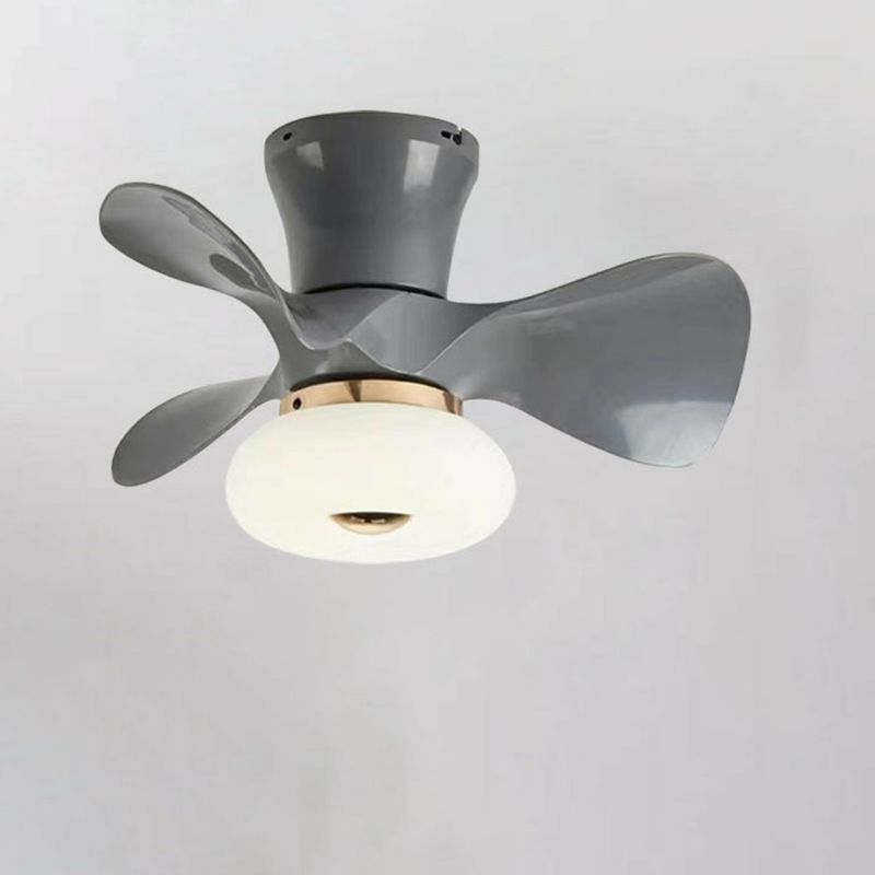 Scandinavische LED Plafondventilatorlamp met Acryl Kap