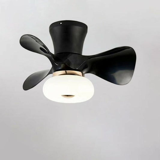 Scandinavische LED Plafondventilatorlamp met Acryl Kap