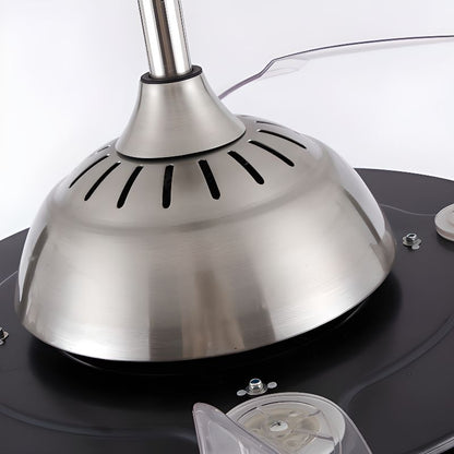 Luxe Retractabele Plafondventilator met 4 Transparante Bladen