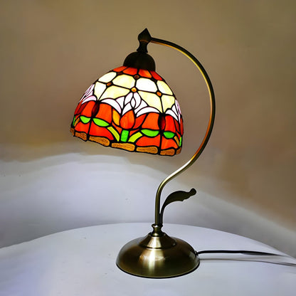 Tiffany Klassieke Glas-in-Lood Design Tafellamp