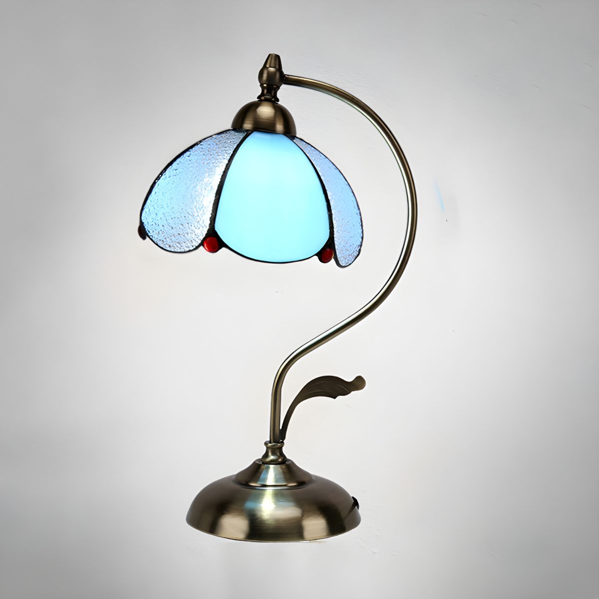 Tiffany Klassieke Glas-in-Lood Design Tafellamp