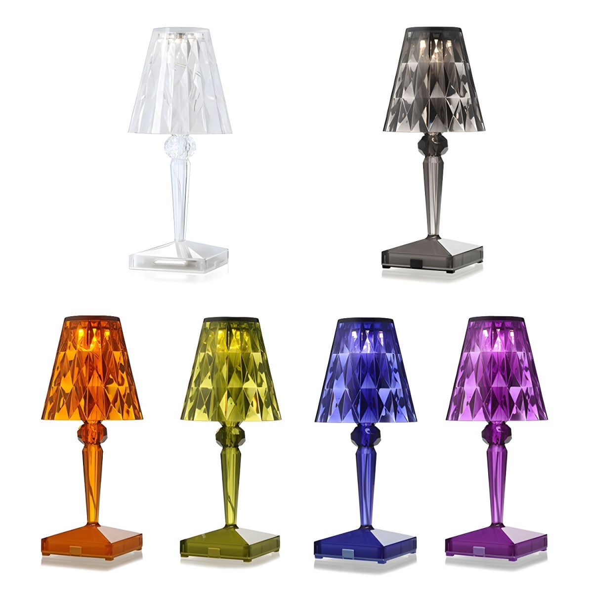 Moderne LED Tafellamp met Kleurrijk Dimbaar Licht
