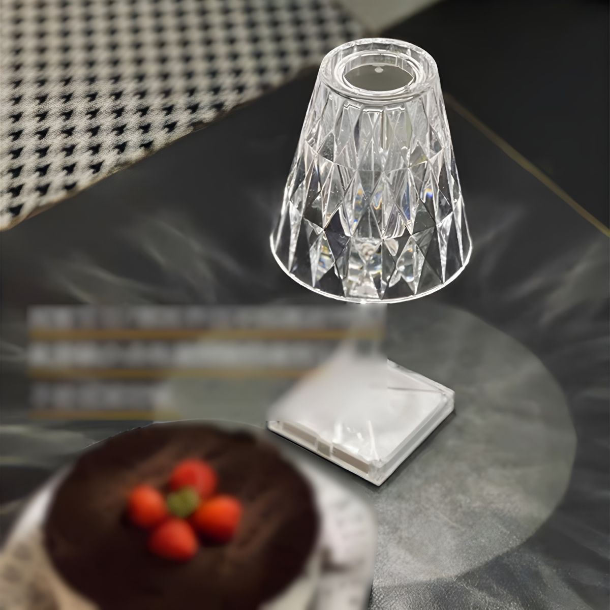 Moderne LED Tafellamp met Kleurrijk Dimbaar Licht