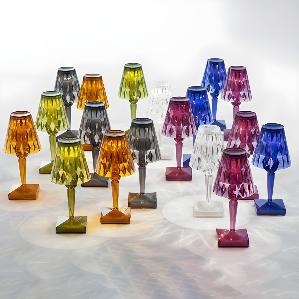 Moderne LED Tafellamp met Kleurrijk Dimbaar Licht