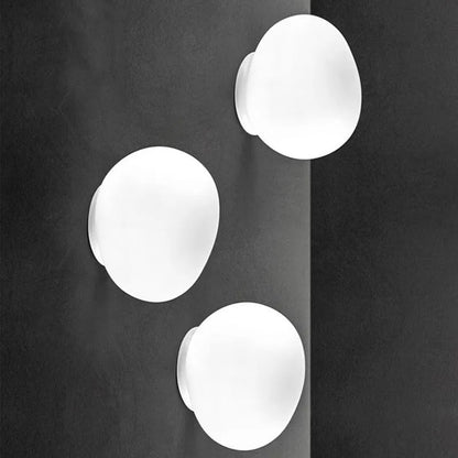 Abby Ovale Glazen Wandlamp met Zachte Gloed