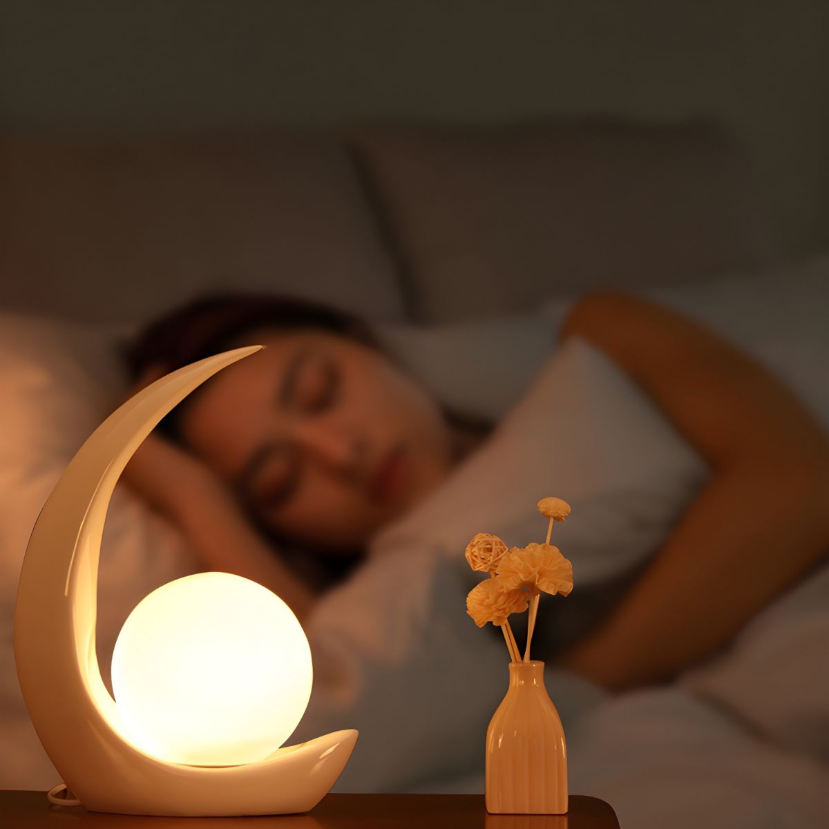 Minimalistisch Design Moderne Tafellamp met Glasbol