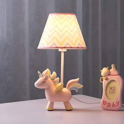 Moderne Roze Unicorn Decoratie Tafellamp