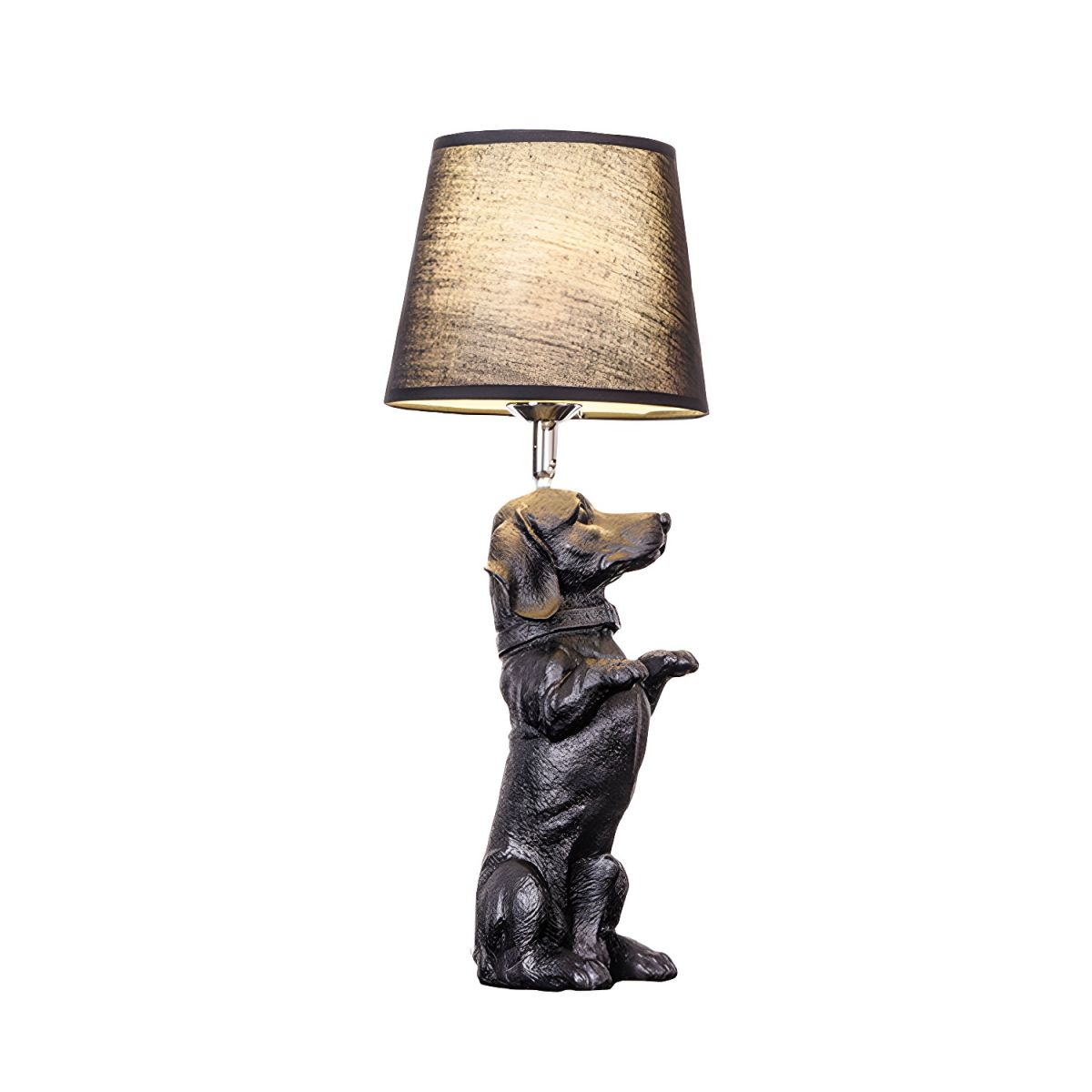 PupLight Creatieve Hondenlamp met Stoffen Kap