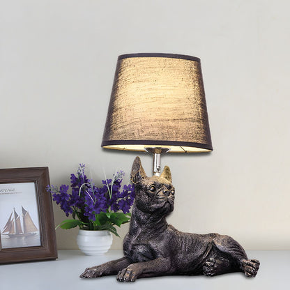 PupLight Creatieve Hondenlamp met Stoffen Kap