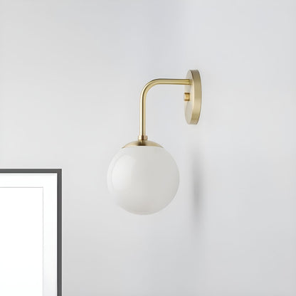 Moderne Halo korst Glazen Bol Wandlamp