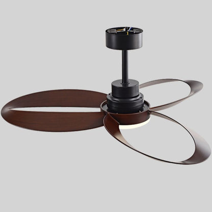 Luxe 3 Mahoniebladen Dubbele LED Plafondventilator