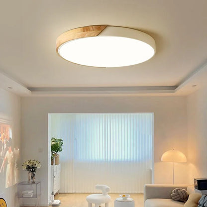 Ronde LED Plafondlamp met Kleuraccent