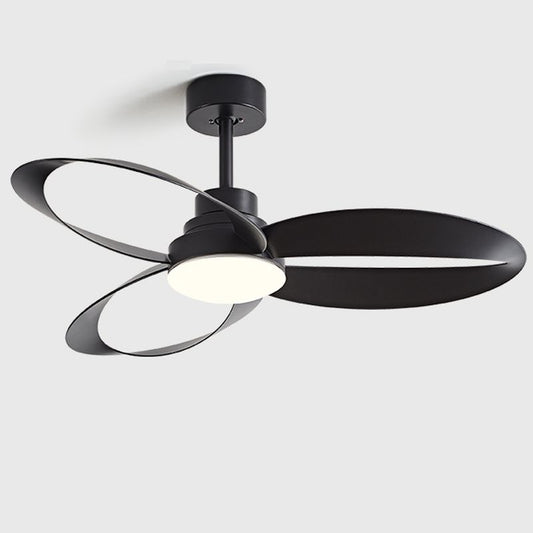 Luxe 3 Mahoniebladen Dubbele LED Plafondventilator
