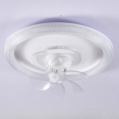 AeroGlow LED Plafondventilator met 7 Transparante Bladen