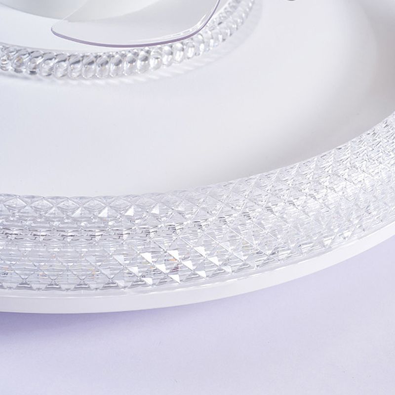 AeroGlow LED Plafondventilator met 7 Transparante Bladen