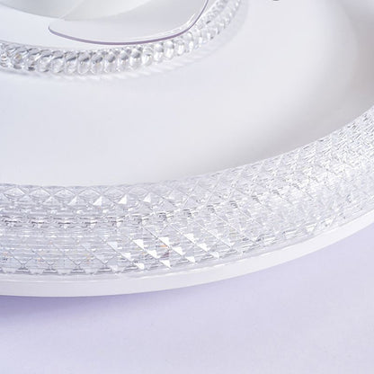 AeroGlow LED Plafondventilator met 7 Transparante Bladen