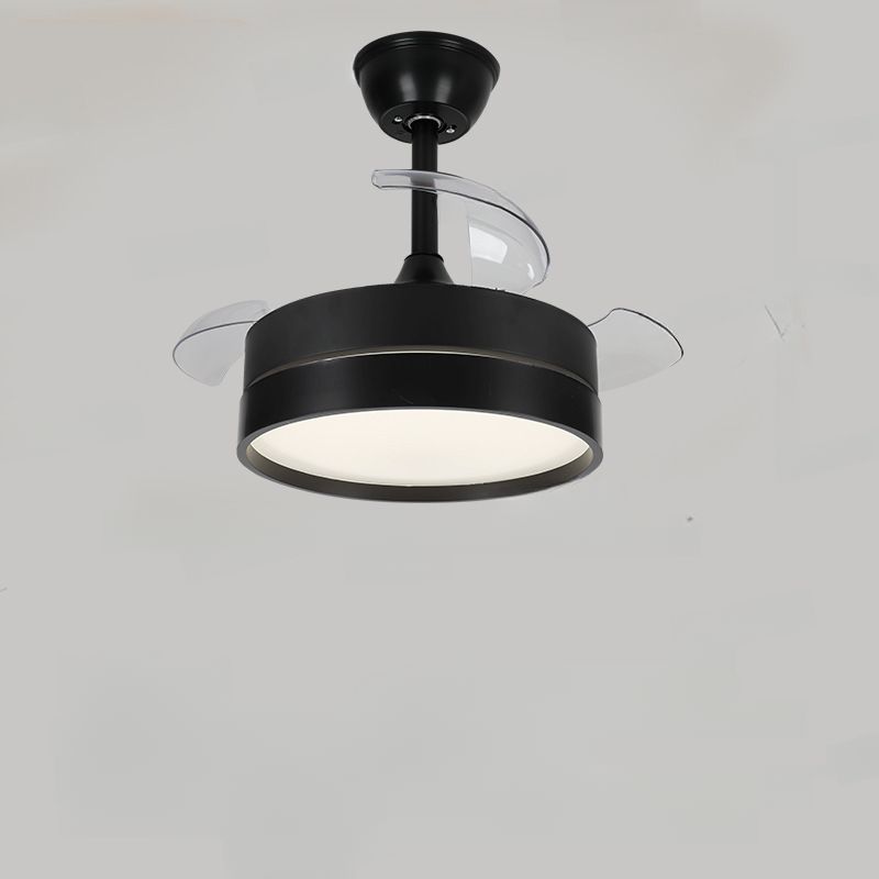 Dimmable 3 Doorzichtige Bladen Retractable Ceiling Fan