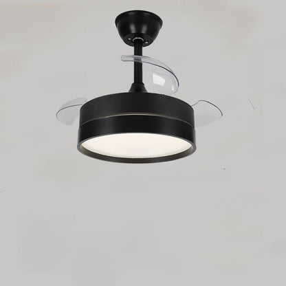 Dimmable 3 Doorzichtige Bladen Retractable Ceiling Fan