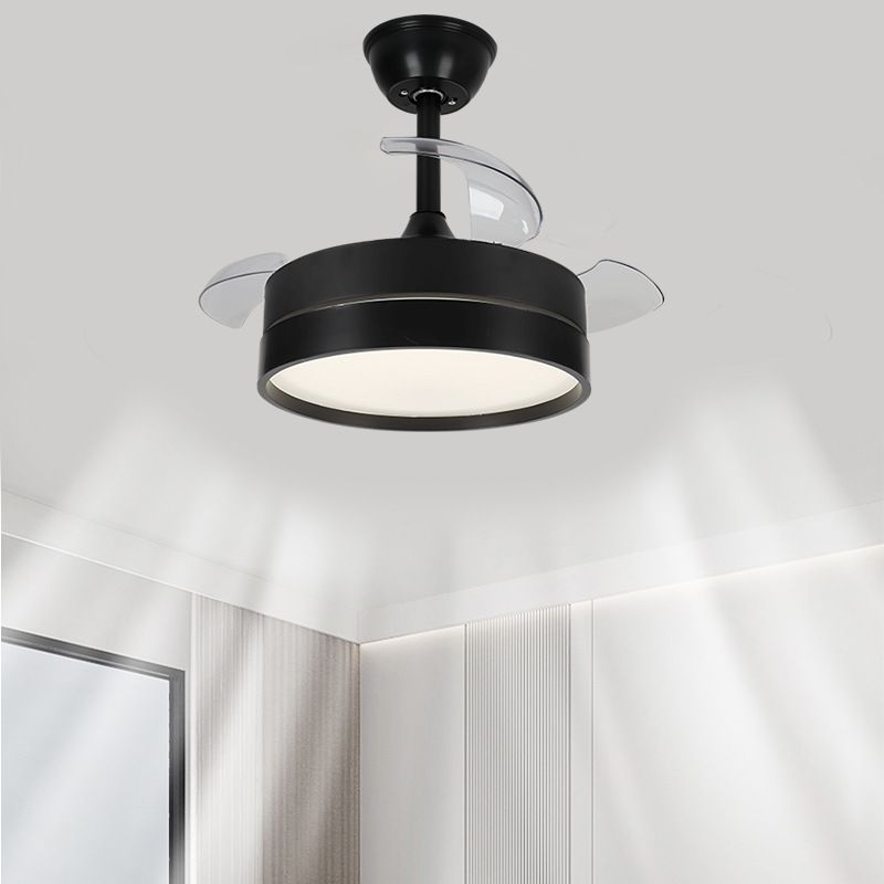 Dimmable 3 Doorzichtige Bladen Retractable Ceiling Fan