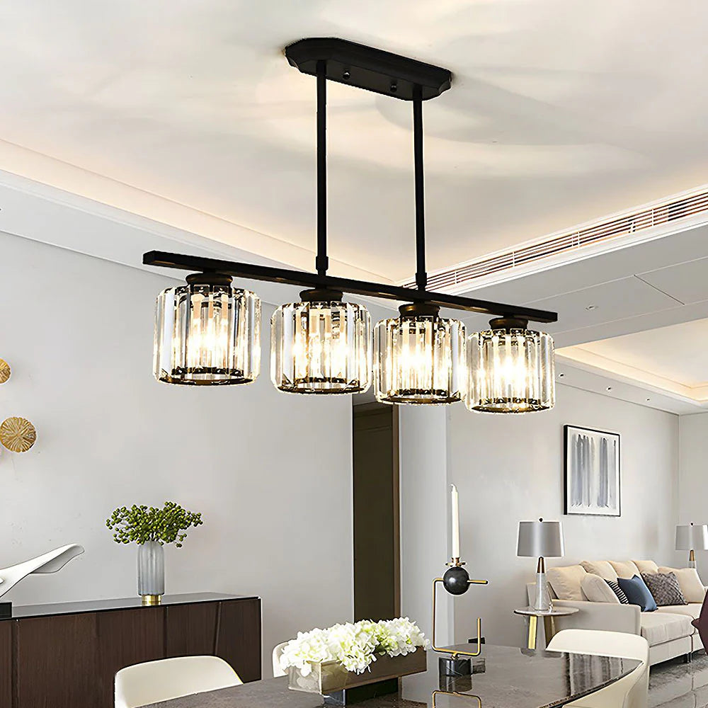 Nordic Glazen Hanglamp met Meerdere Lichtpunten