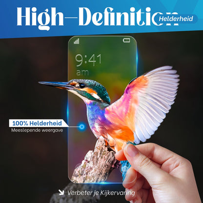 Telefoonhoesje Transparant Siliconen Shockproof Screenprotector