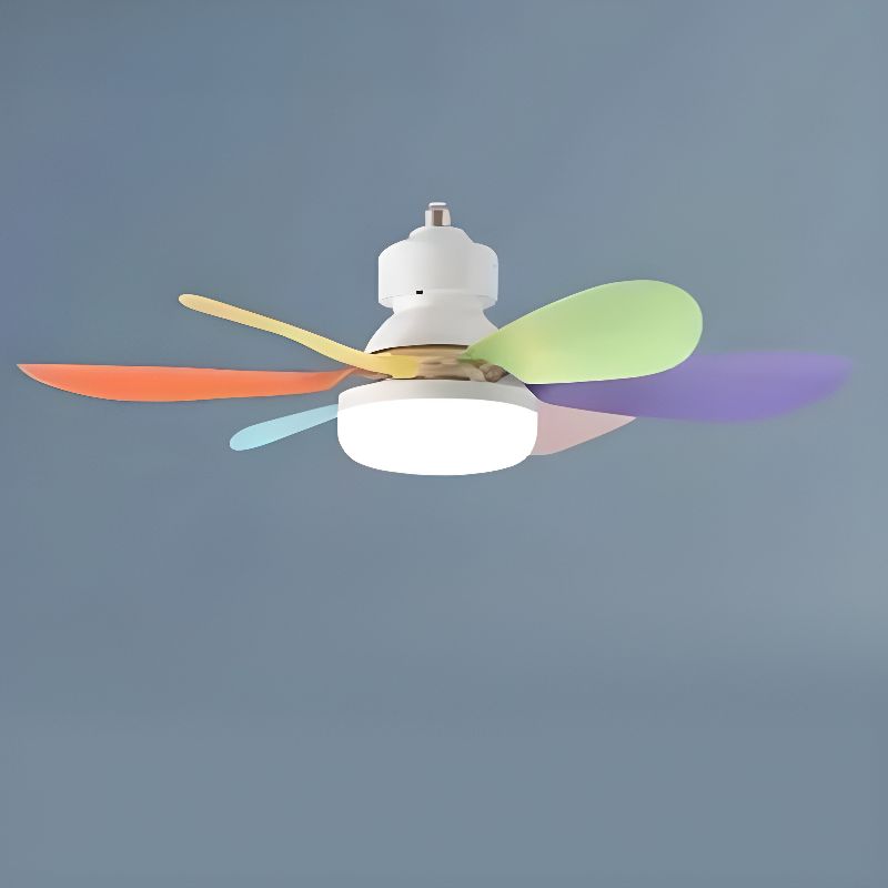 6 Bladen Flushmount LED Plafondventilator