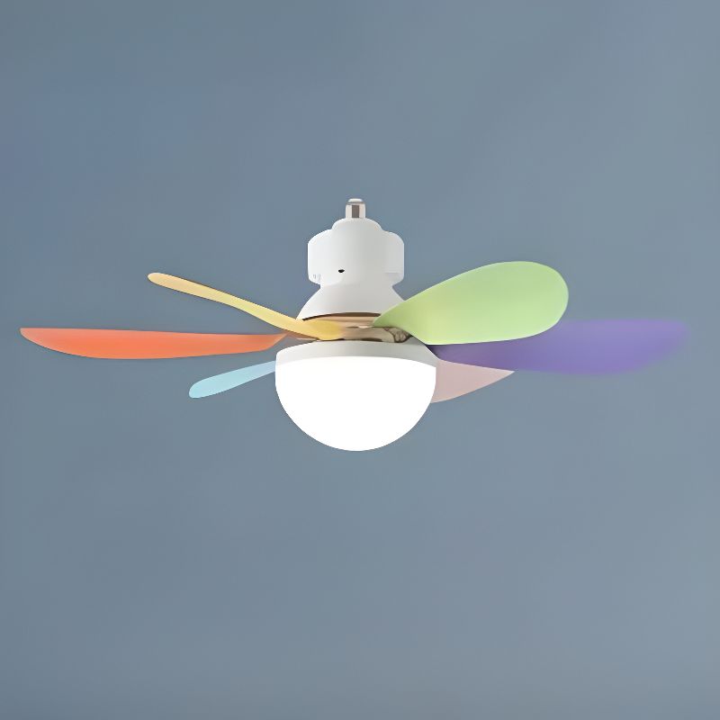 6 Bladen Flushmount LED Plafondventilator