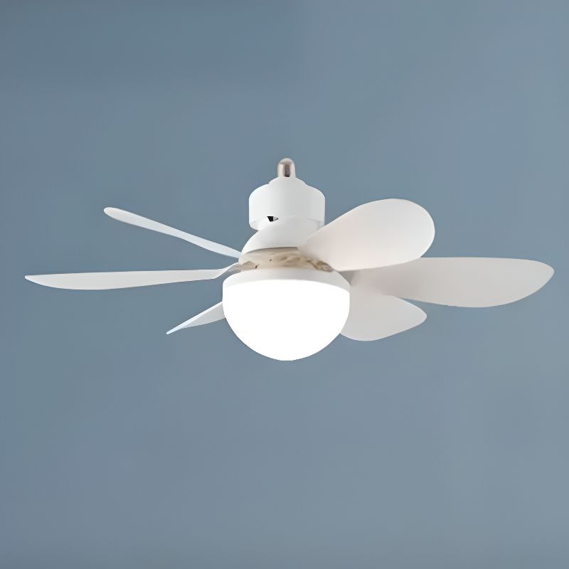 6 Bladen Flushmount LED Plafondventilator