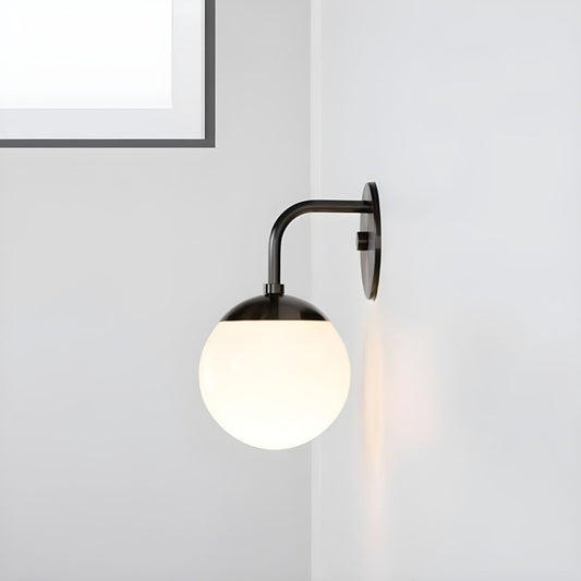 Moderne Halo korst Glazen Bol Wandlamp