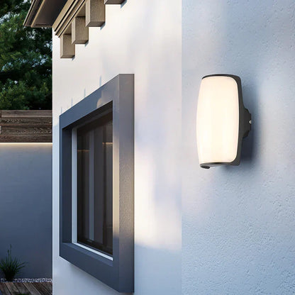 Moderne Zwart Waterdichte LED Buiten Wandlamp