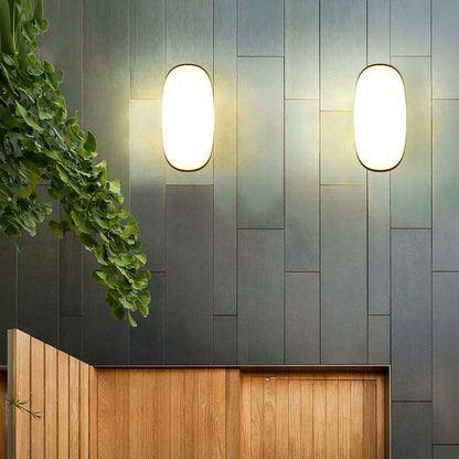 Moderne Zwart Waterdichte LED Buiten Wandlamp