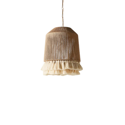 Boho Vintage Hennep Touw Tassel Kroonluchter