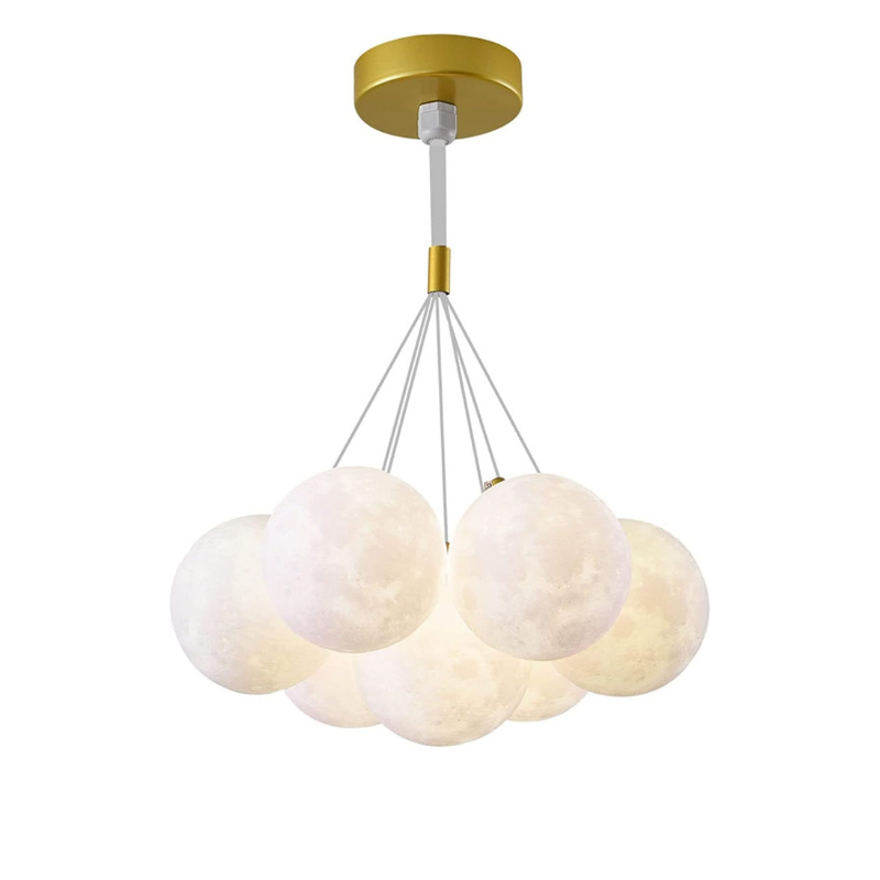 Moderne Bubble Kroonluchter met Glazen Bollen