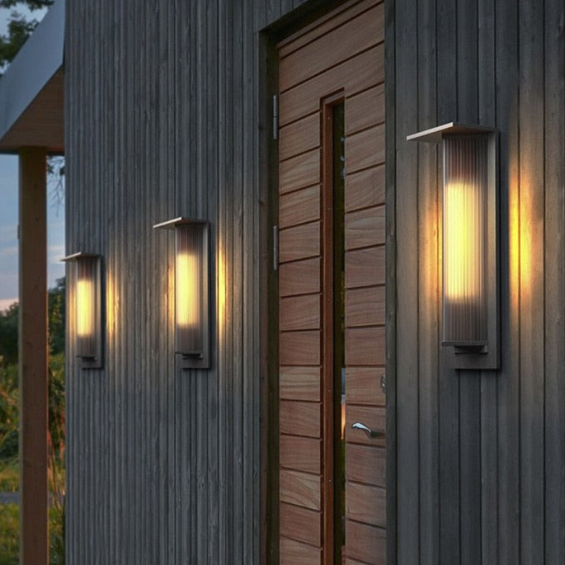 Moderne Zonne Energie LED Buiten Wandlamp