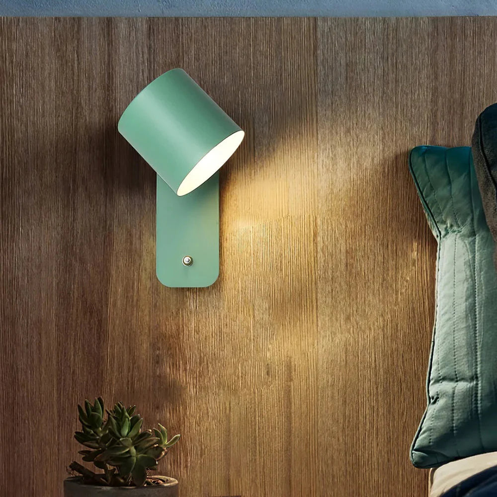 Nordic Rotatable Cylinder Iron Wandlamp