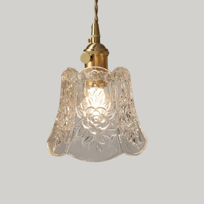 Luxe Tiffany Hanglamp met Walnoothout