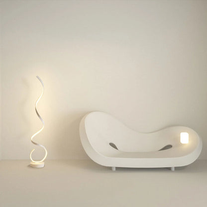 Moderne Creatieve Gedraaide Lijn LED Vloerlamp