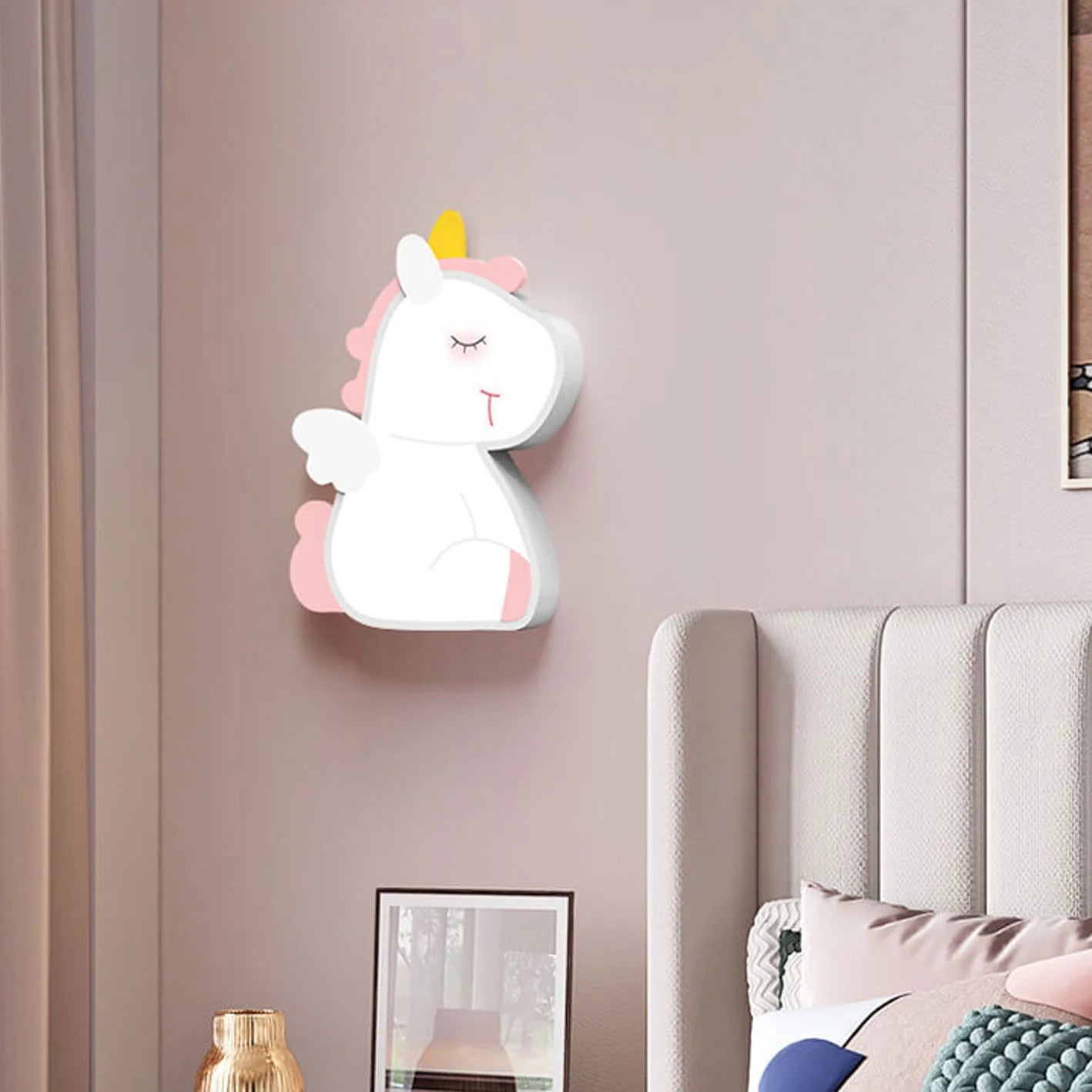 Creatieve Konijn & Eenhoorn Design LED Wandlamp