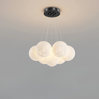 Moderne Bubble Kroonluchter met Glazen Bollen