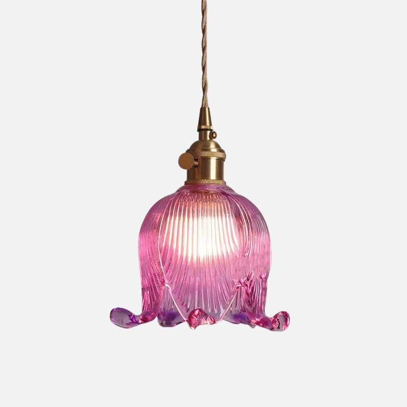 Klassiek Glazen Bloem Hanglamp