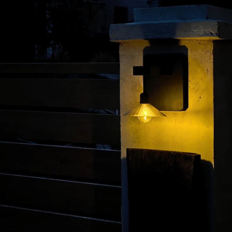 Moderne IP44 Geplooide Zonne Wandlamp